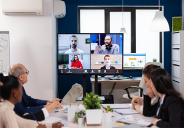 Audio and video conferencing system
